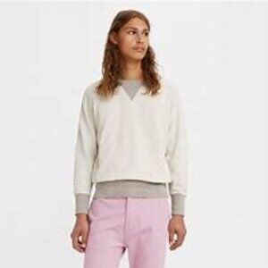 Levi's Vintage Clothing Bay Meadows 40's style contrasting crew sweatshirt